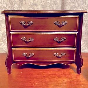 Vintage Wooden Jewelry Box